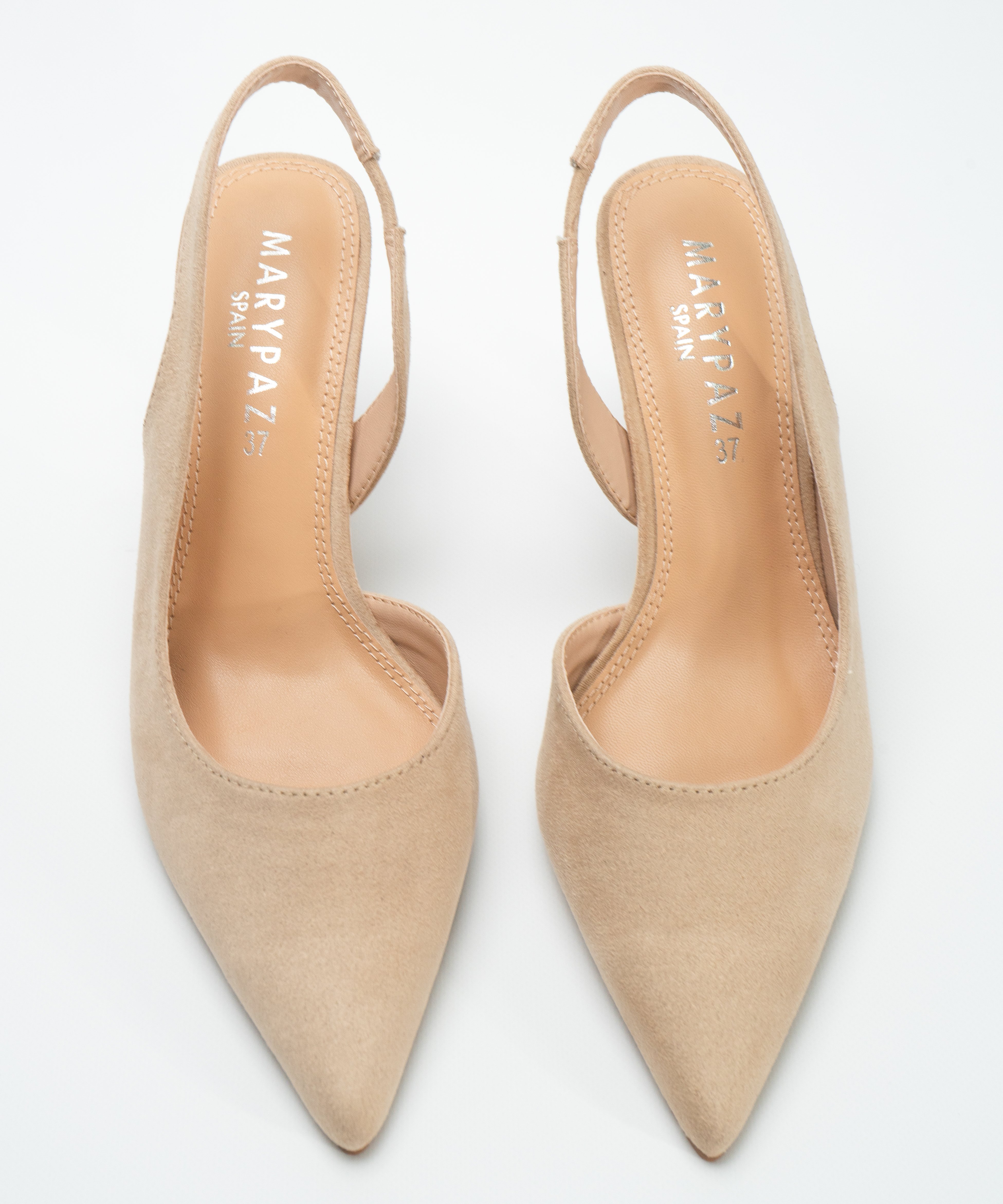 Zapato tac&oacute;n destalonado ante image number null